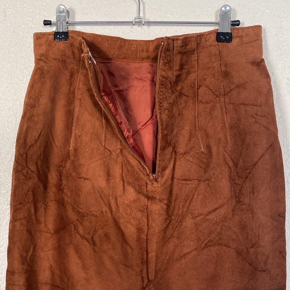 90s suede‎ skirt vintage - Picture 7 of 7